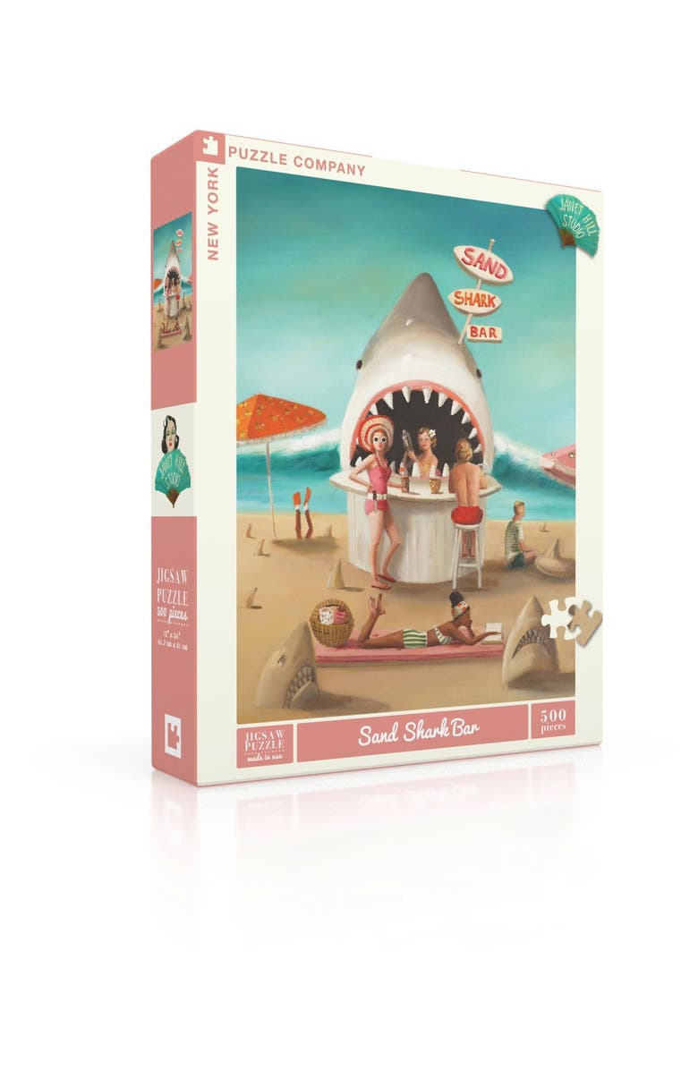 NEW YORK PUZZLE COMPANY Sand Shark Bar 500 Piece Puzzle, Alternate, color, NO COLOR