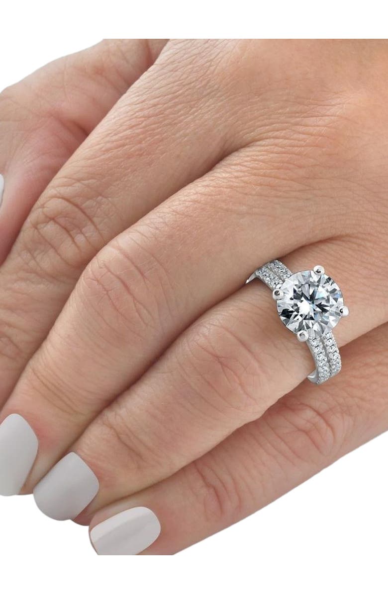 Bliss Diamond Certified 6.15Ct Round Cut Diamond Engagement Ring 14k Gold Lab Grown, Alternate, color, 