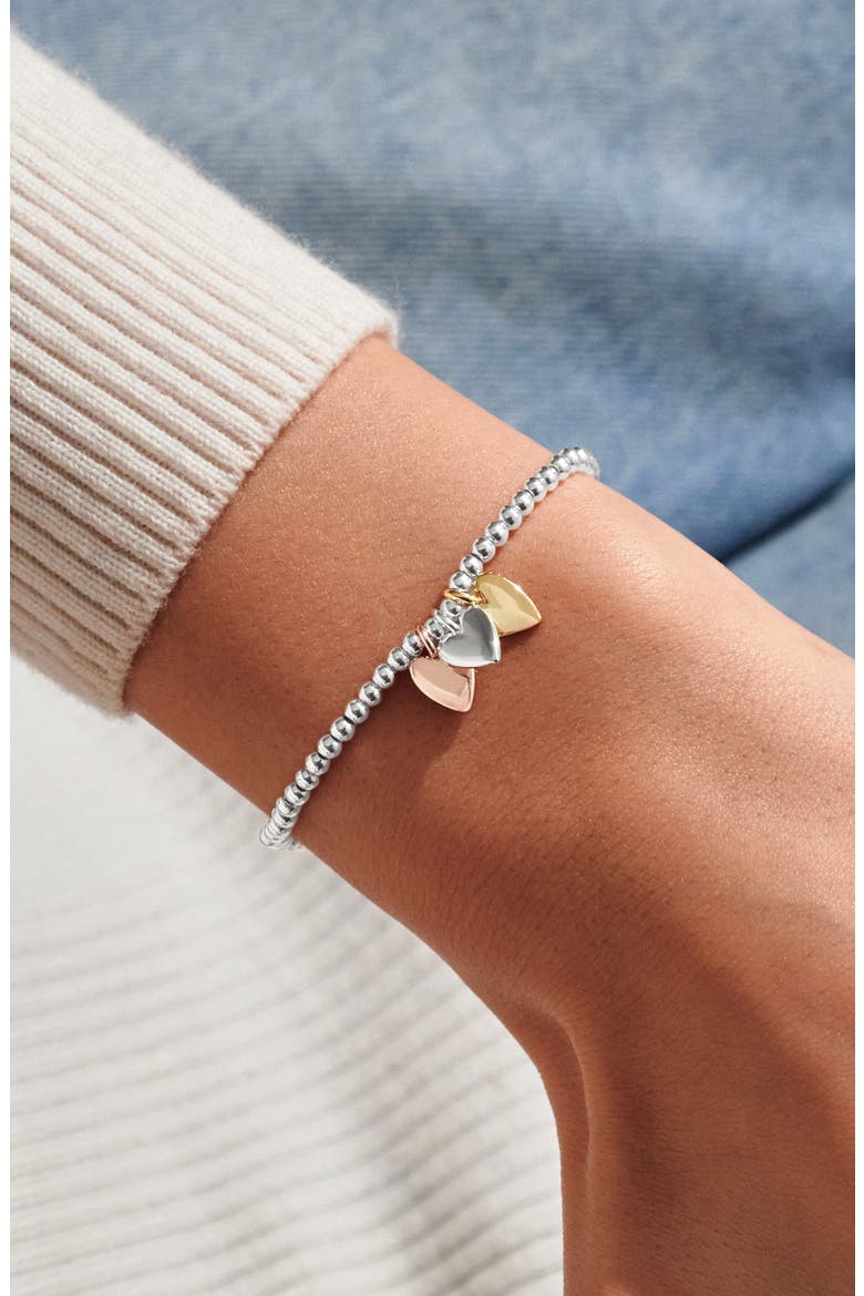 A Little Charmed Moments 'Happy Birthday' Bracelet, Alternate, color, Silver, Gold, & Rose Tone