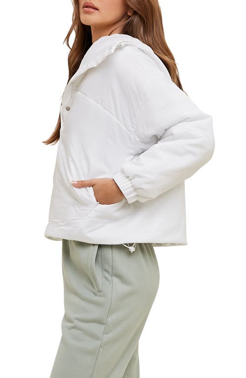 WISHLIST WISHLIST HOODED NYLON ANORAK JACKET