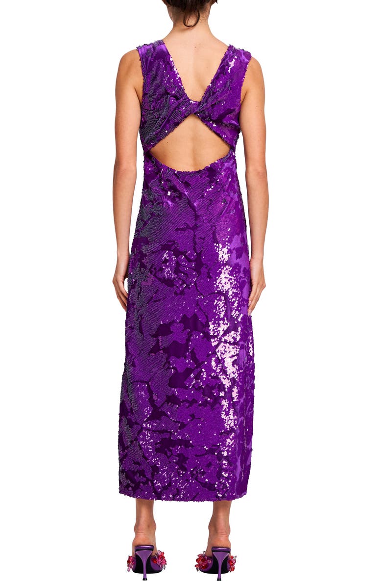 CIEBON Penny Sleeveless Sequin Cocktail Dress, Alternate, color, 