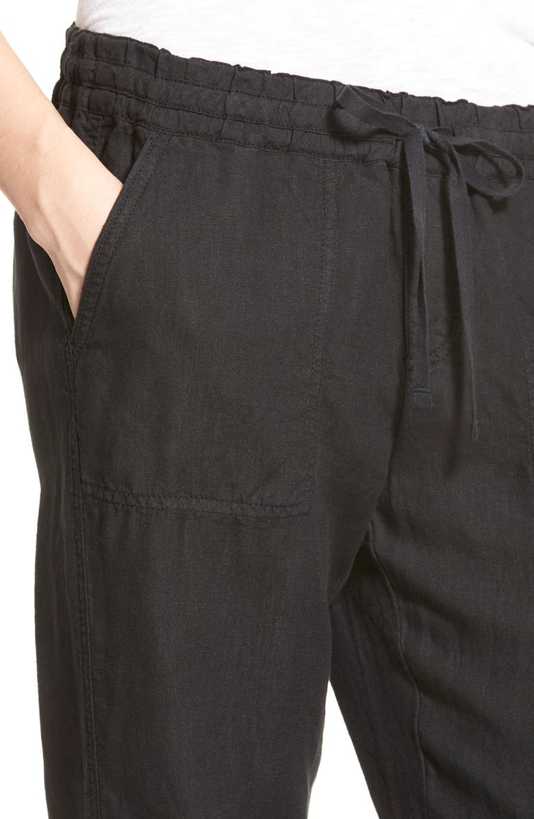 Caslon<sup>®</sup> Drawstring Linen Pants, Alternate, color,