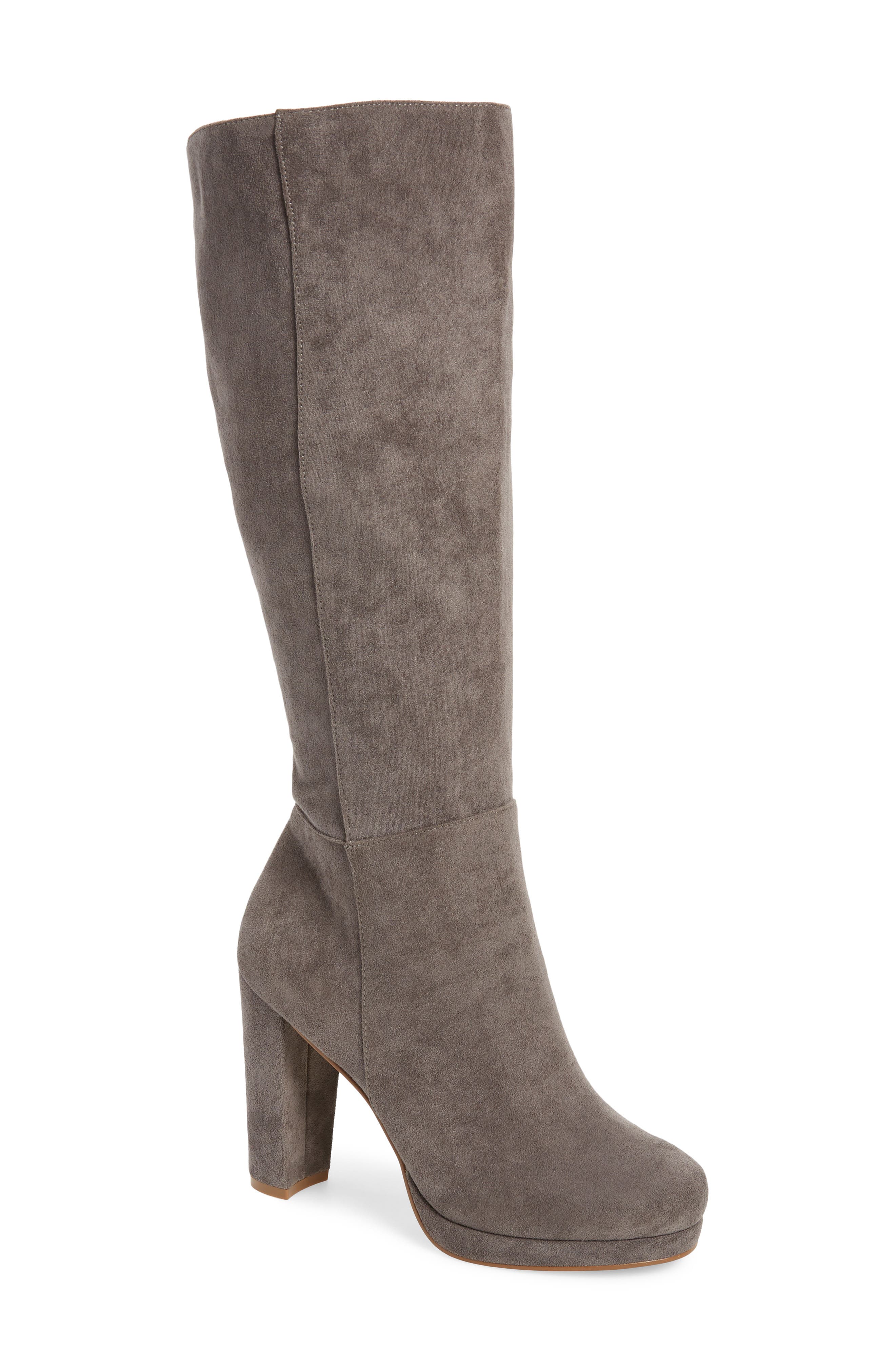 Converter Knee High Boot, Main, color, CHARCOAL