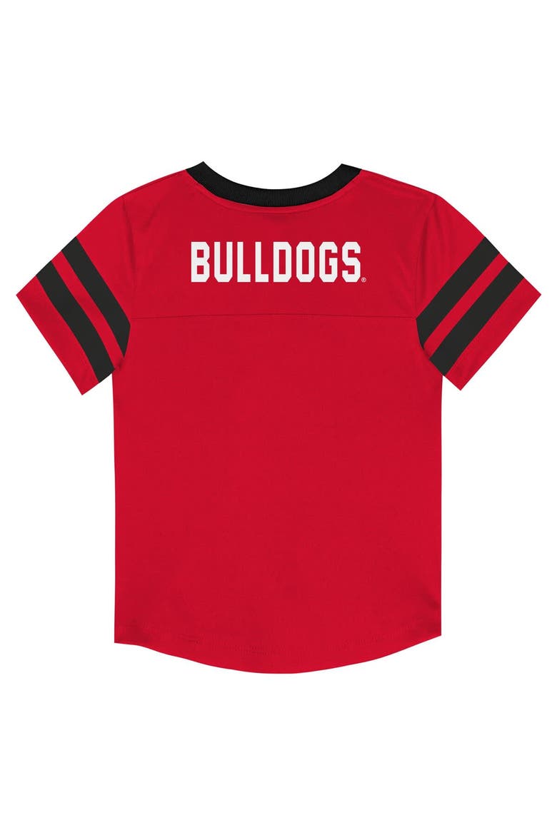 Infant Outerstuff Red Georgia Bulldogs Team Logo Red Zone Top and Pant Set, Alternate, color, Red