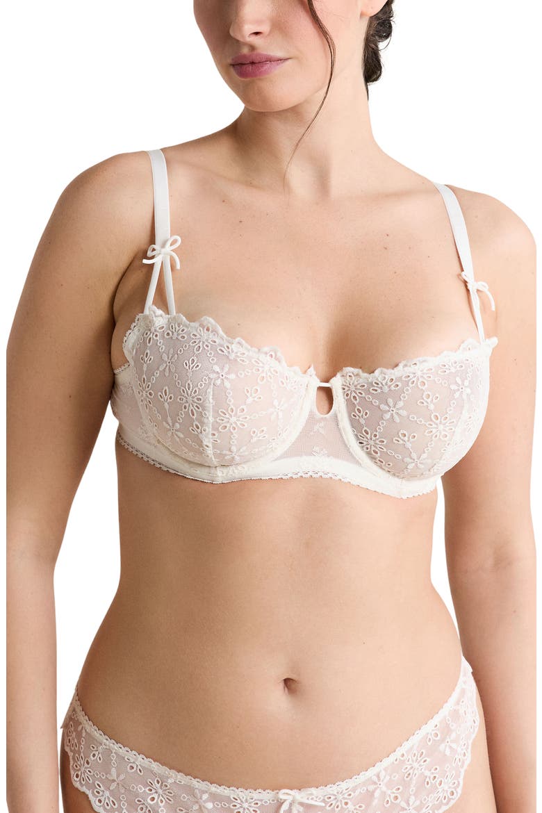 Jane Underwire Balconette Bra, Main, color, ECRU