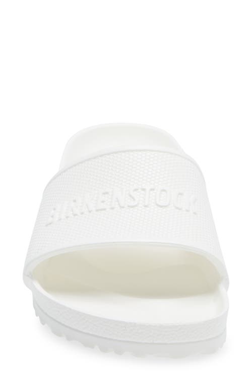 Birkenstock Barbados Slide Sandal In White