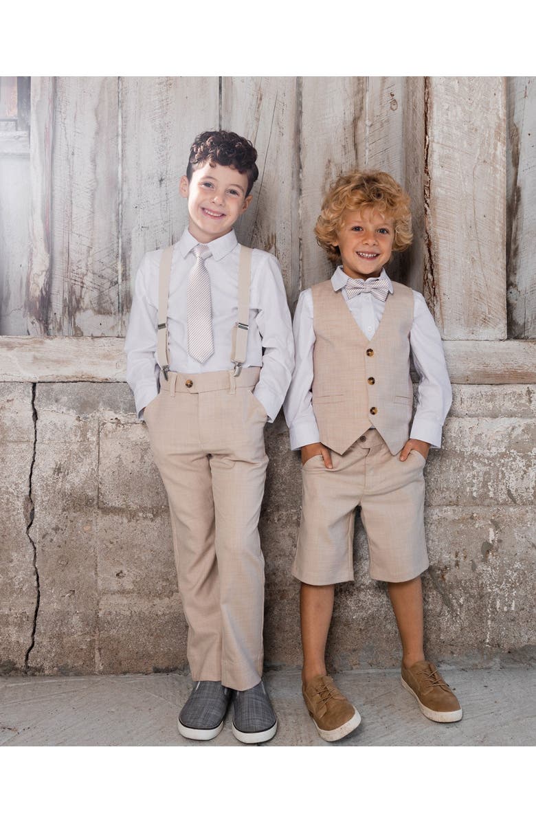 Deux par Deux Boy's Slant Pocket Pants Light Taupe, Alternate, color, Light Taupe