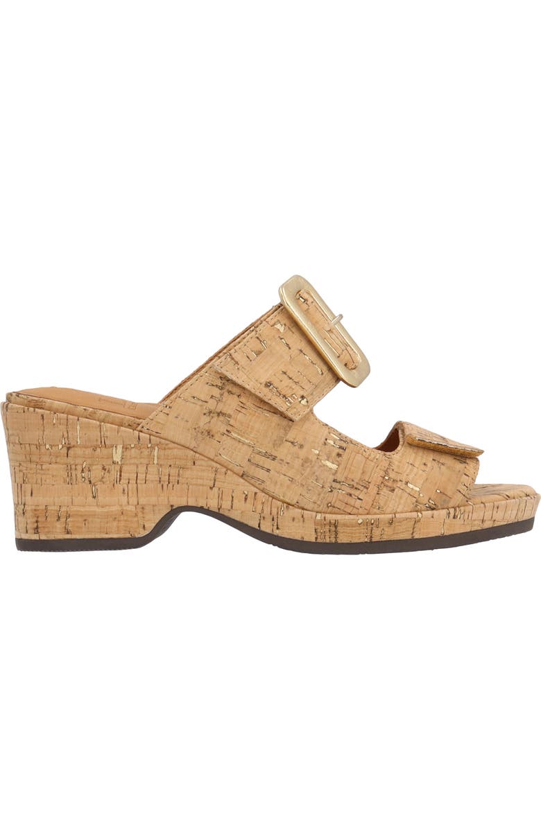 L'Amour des Pieds Minetta Sandal, Alternate, color, Natural/ Gold