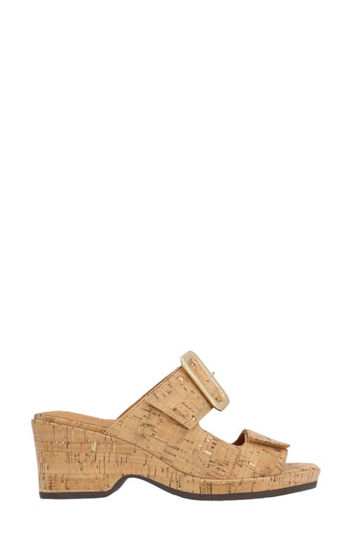 L'amour Des Pieds Minetta Sandal In Natural/gold