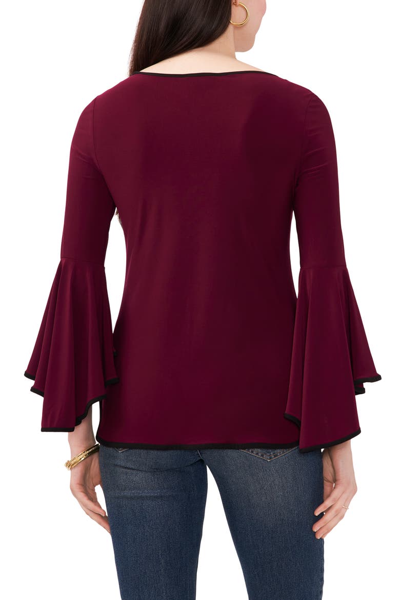 Bell Sleeve Top, Alternate, color, MULBERRY