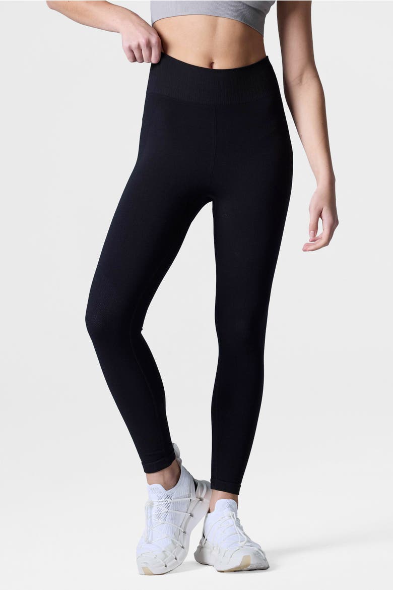 Women's Tech Merino Medium Pressure Base Layer Legging, Alternate, color, Black