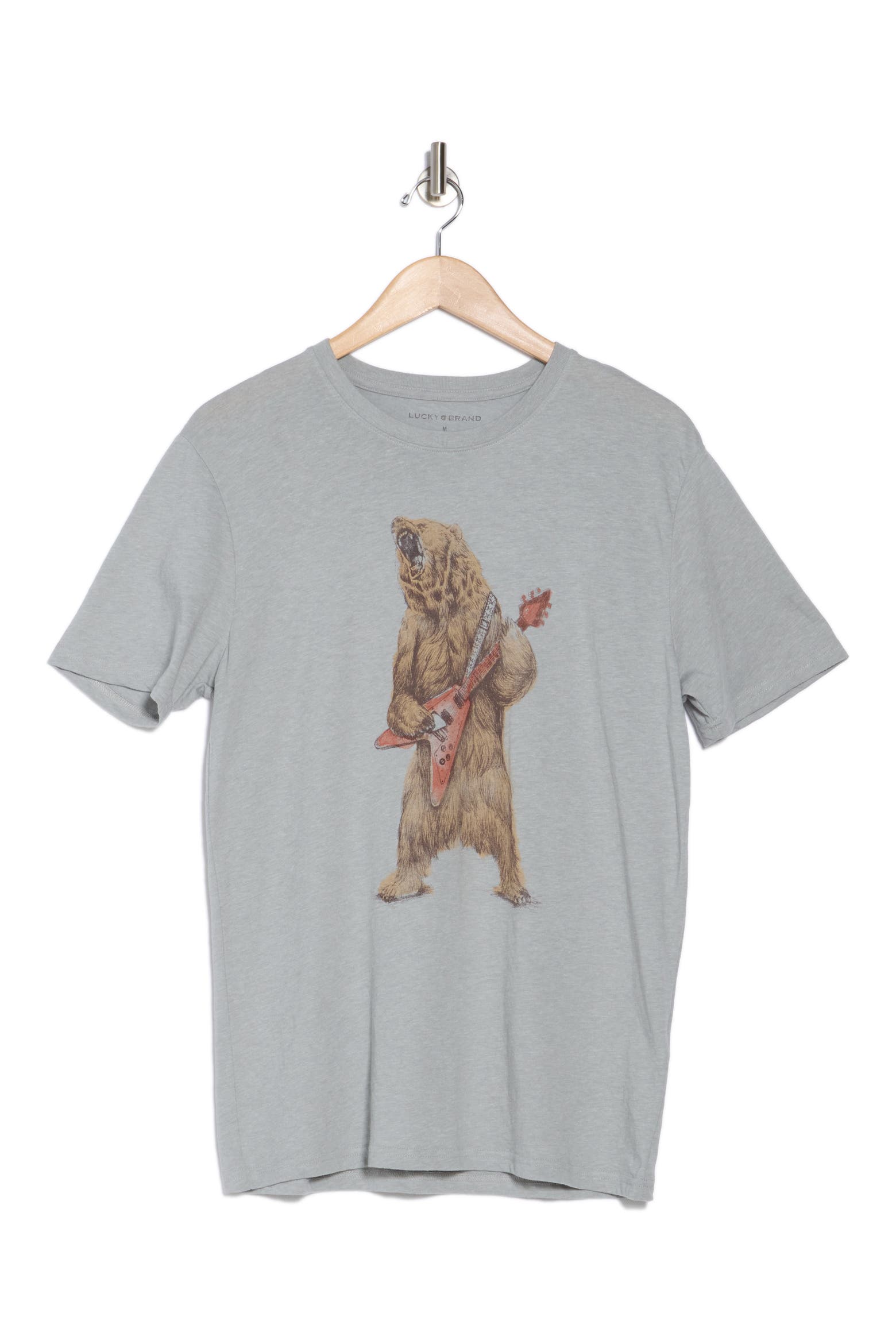 Bear Quilt Rack Lucky Brand Rockin' Bear Graphic T-Shirt (Men) | Nordstromrack