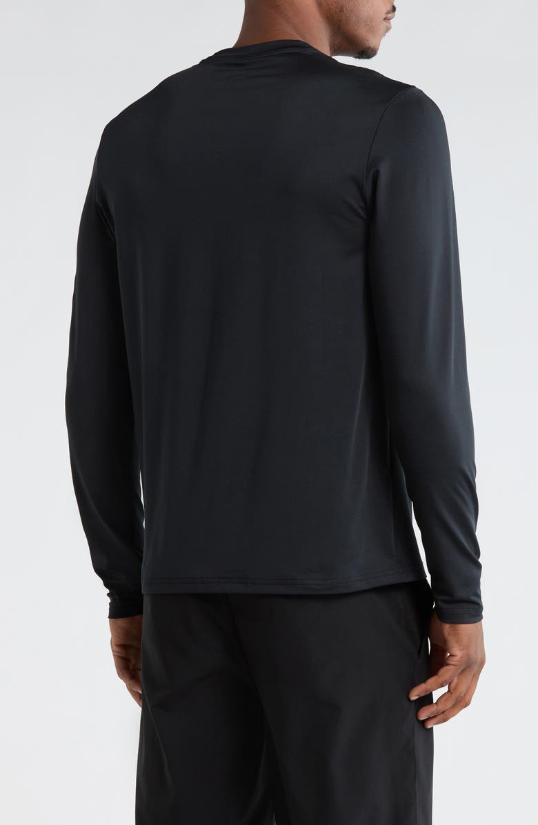 Billabong Looper Long Sleeve Sun T-Shirt, Alternate, color, Black