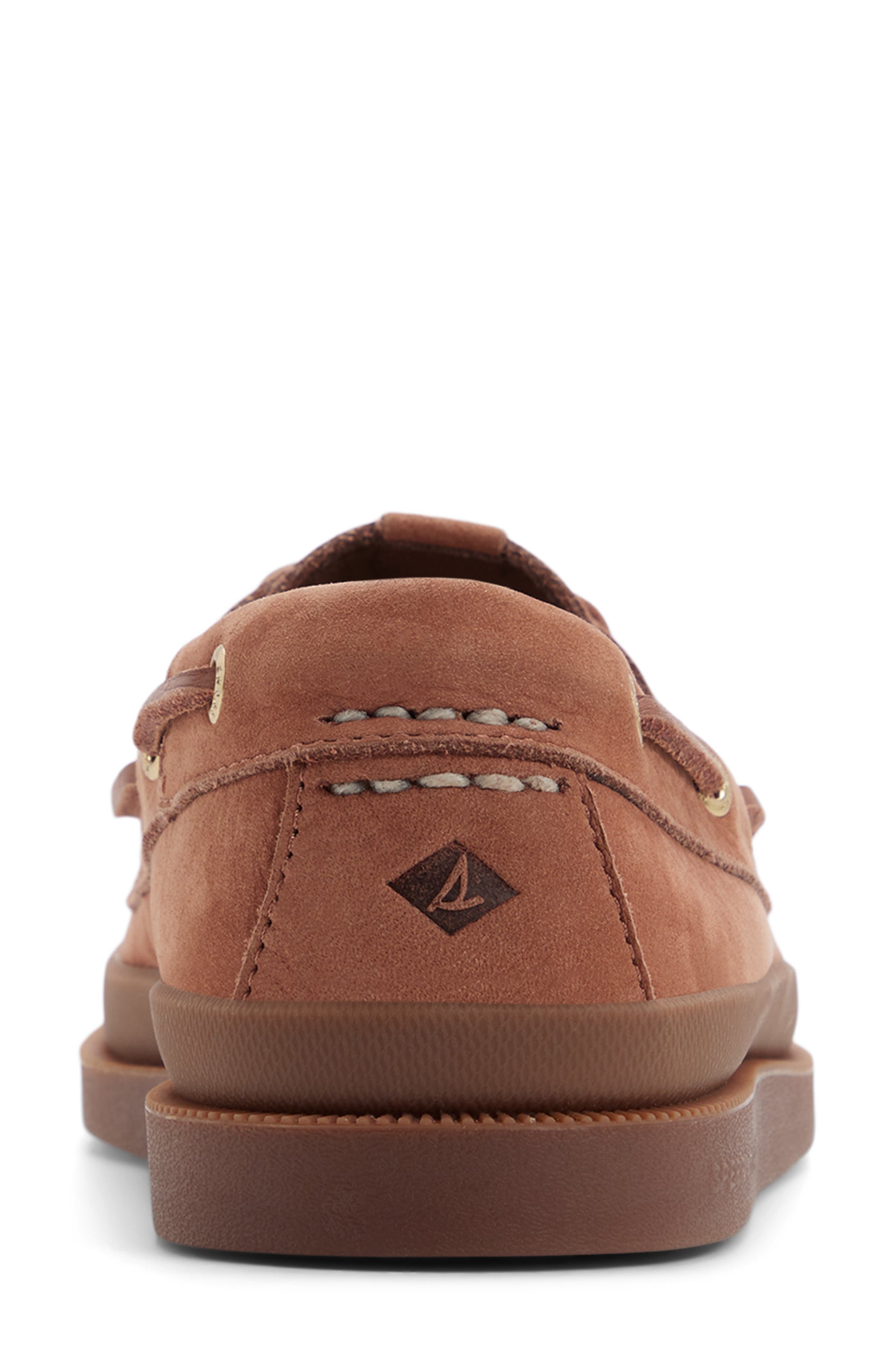 Authentic Original 2-Eye Mudguard Boat Shoe, Alternate, color, AMARETTO