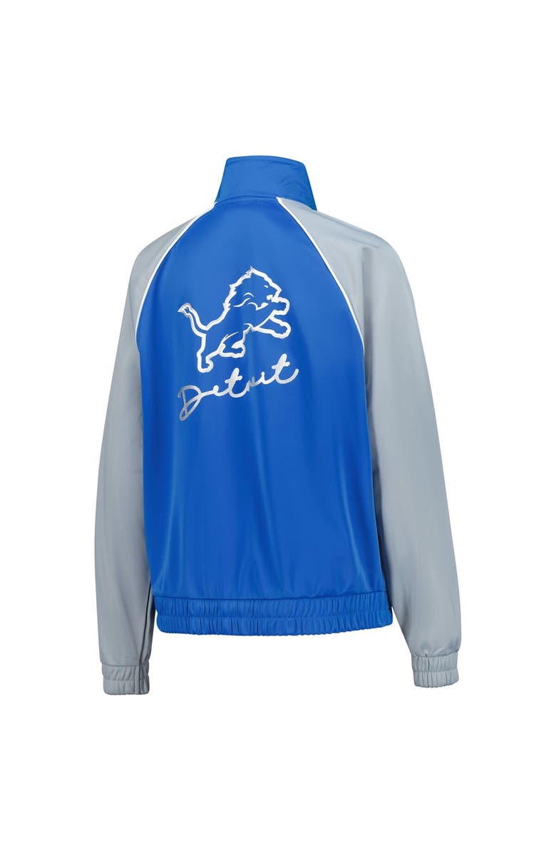 G-III 4HER BY CARL BANKS Women's G-III 4Her by Carl Banks Blue Detroit Lions Replay Full-Zip Track Jacket, Alternate, color, Blue