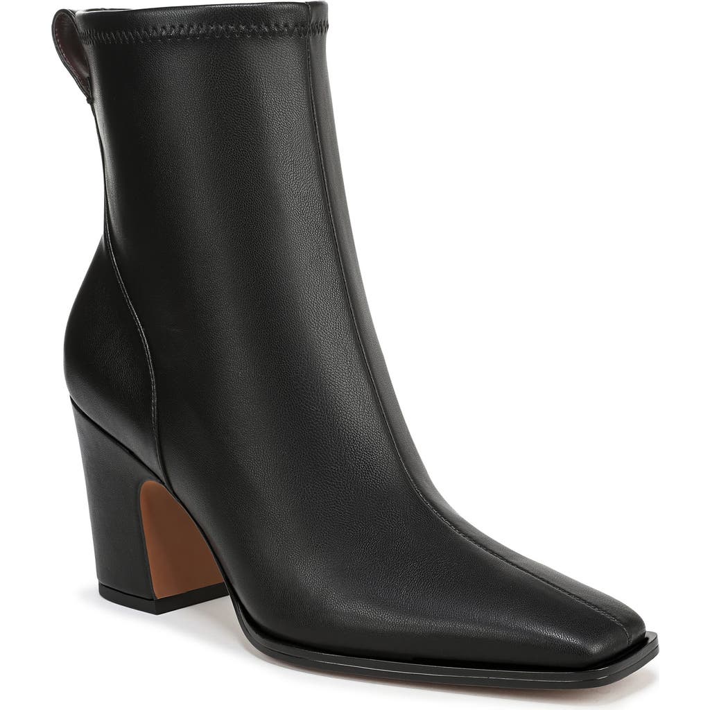 Franco Sarto Jayton Square Toe Bootie In Black