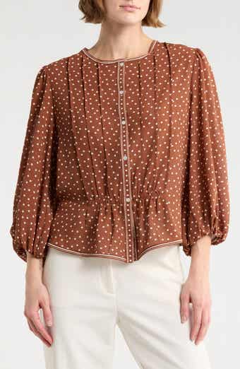Bubble Sleeve Top
