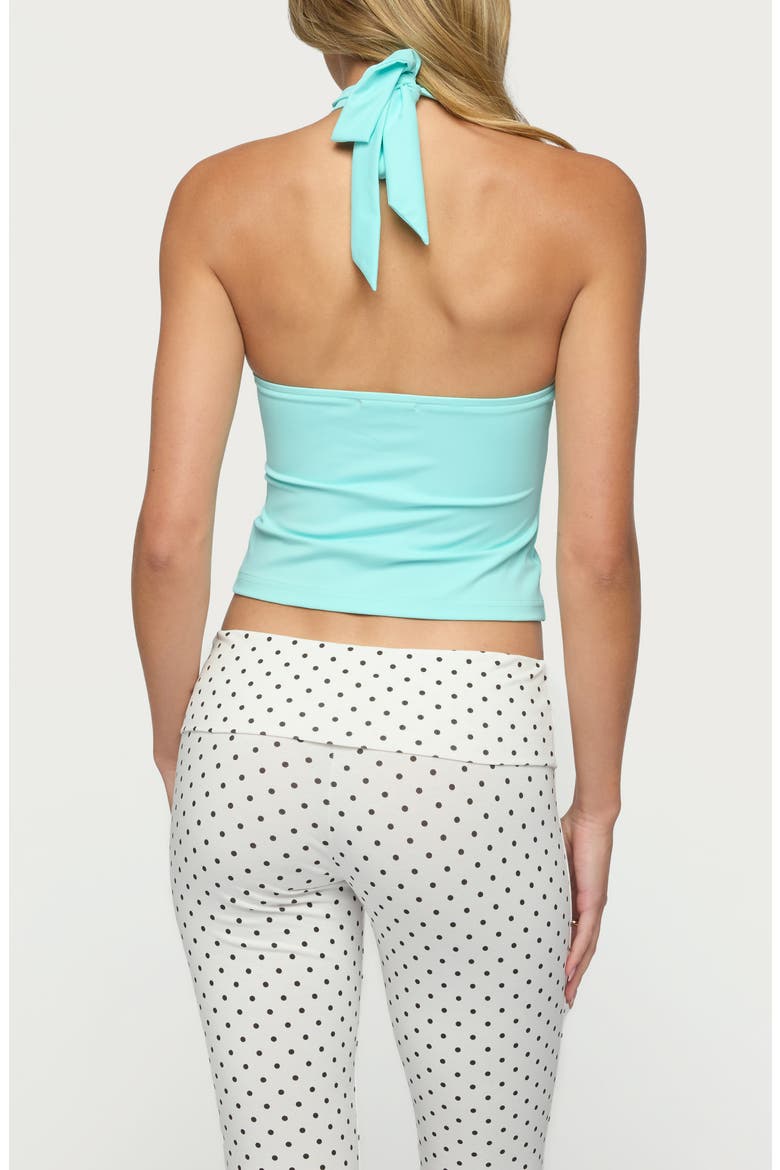 Ikara Halter Top, Alternate, color, AQUA