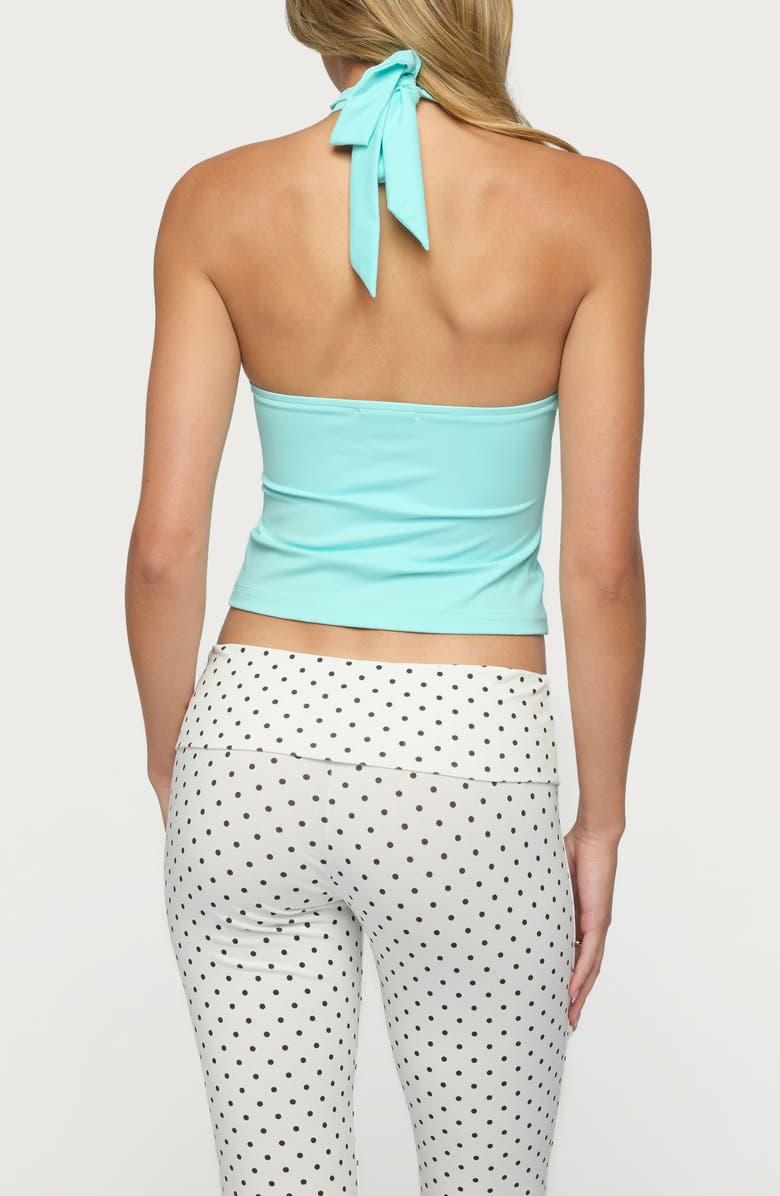 EDIKTED Ikara Halter Bikini Top, Alternate, color,