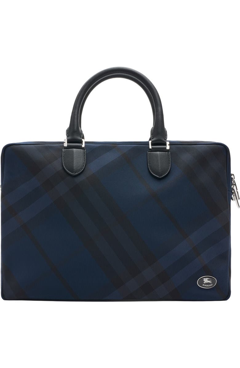 Burberry Grid Briefcase, Main, color,
