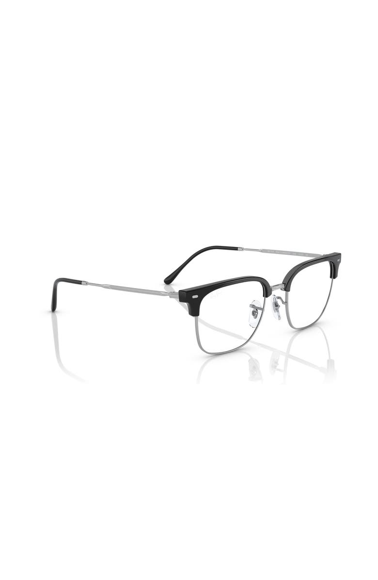 Ray-Ban 51mm Square optical glasses, Alternate, color, Black