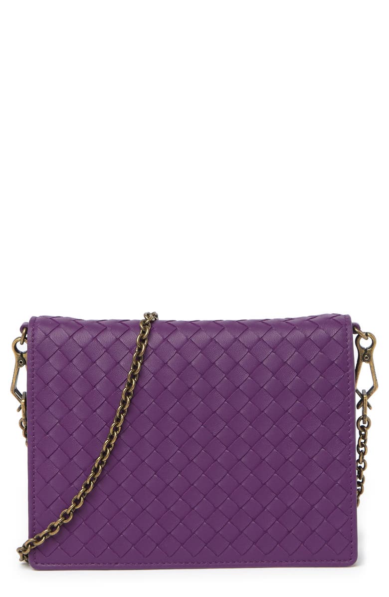 Bottega Veneta Woven Leather Crossbody Bag, Main, color, 