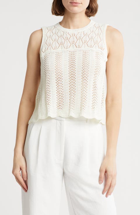 Sofia Pointelle Tank