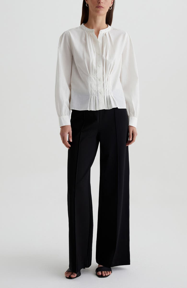 AG Adalyn Pleated Shirt, Alternate, color,