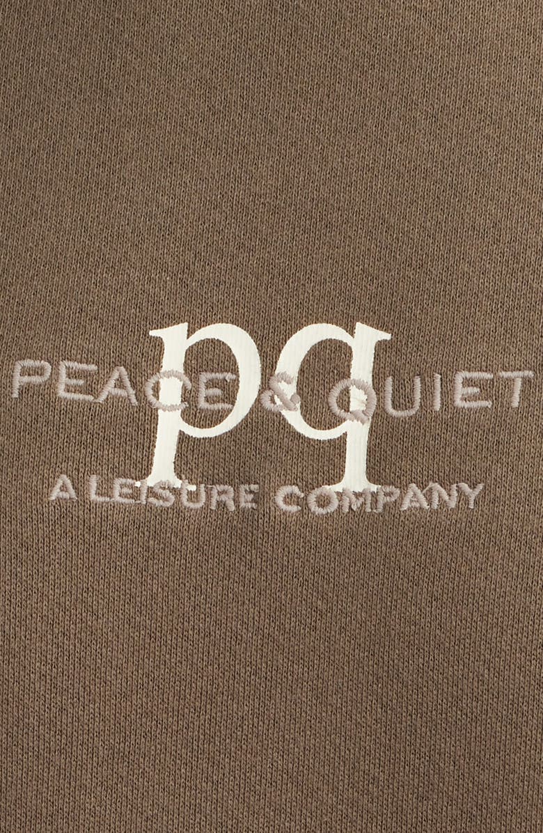 Museum of Peace & Quiet Leisure Co. Graphic Sweatshirt, Alternate, color, Brown