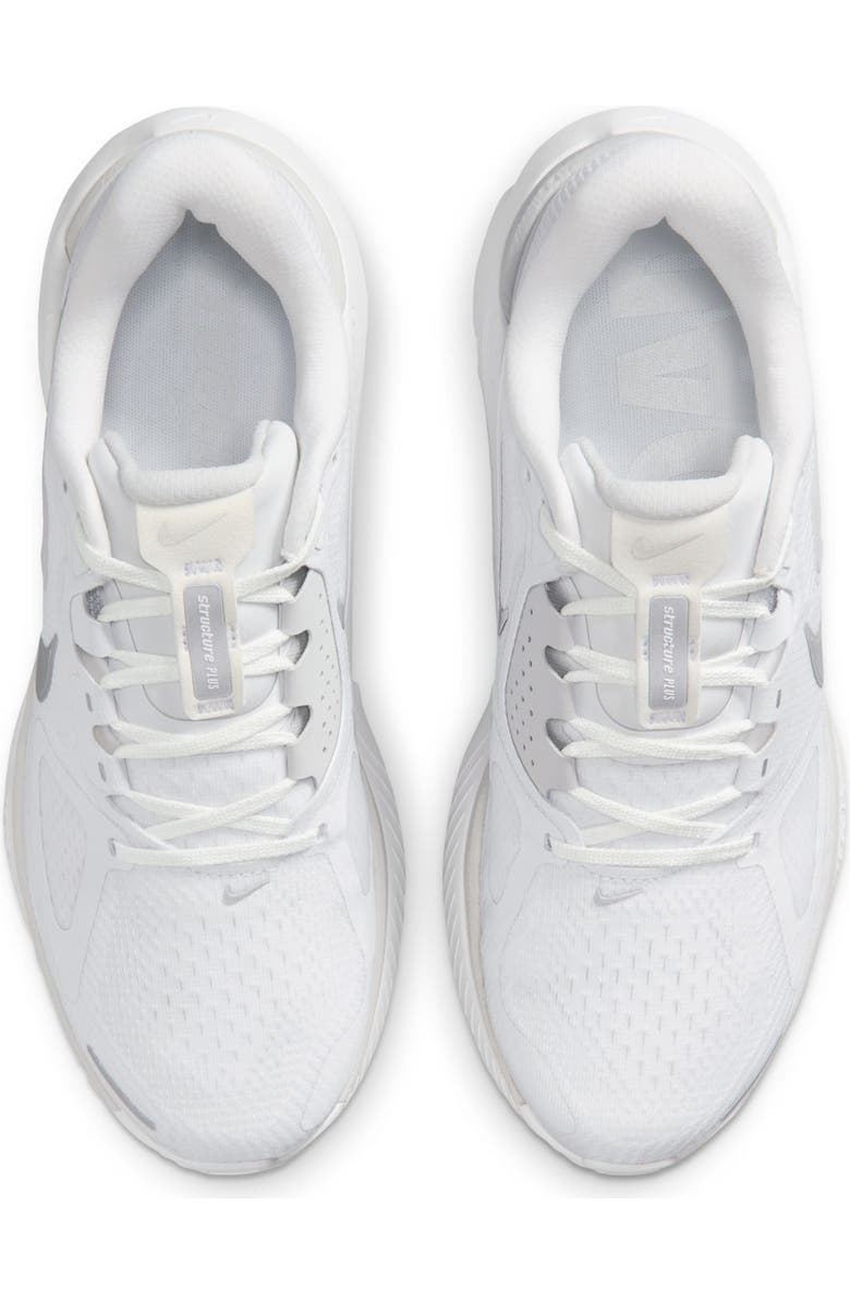Nike Structure Plus Running Shoe, Alternate, color, 100 White/M Silv