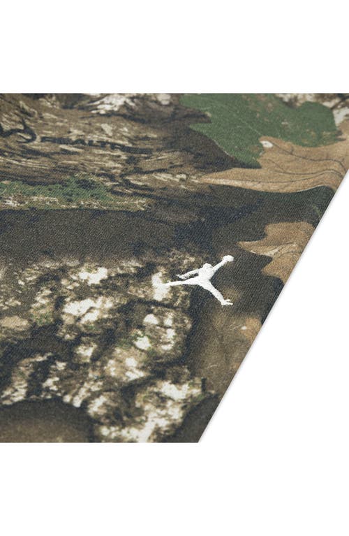 Jordan Kids' X Realtree Mj Mvp Fleece Hoodie & Joggers Set In Green