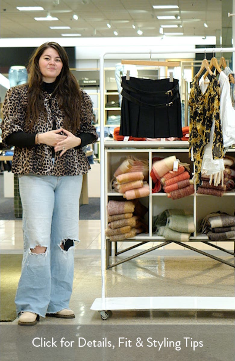 Box Pleat Miniskirt, sales video thumbnail