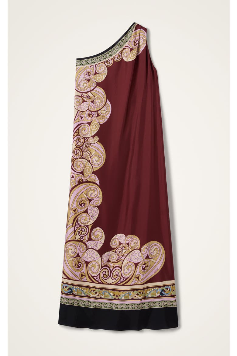 Roy Dress, Alternate, color, Kells Swirl Placée Burgundy