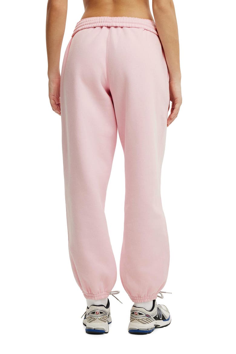 Women's Active Plush Boyfriend Jogger, Alternate, color, Cherry Dream