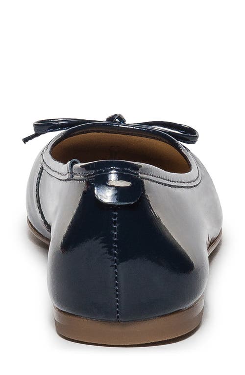 Bernardo Footwear Square Toe Ballet Flat In Blue
