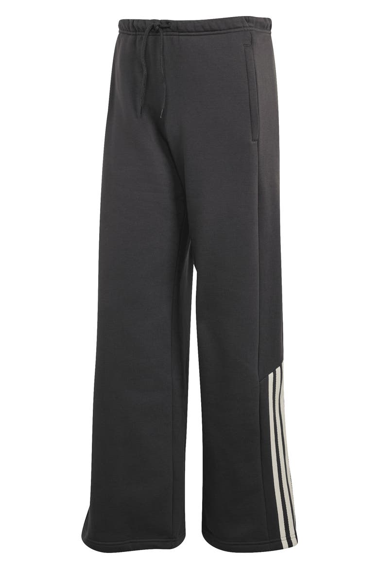 NY Blocked Wide Leg Sweatpants, Alternate, color, UTILITY BLACK