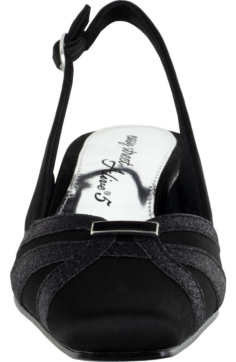 EASY STREET Pilar Square Toe Slingback Kitten Heel - Multiple Widths Available, Alternate, color,