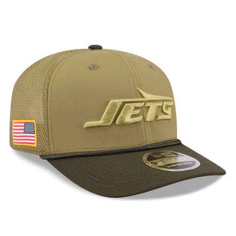 Men's New Era  Green New York Jets 2025 Salute to Service 9SEVENTY Adjustable Hat