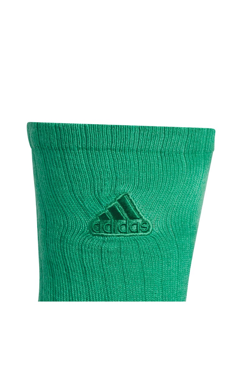 Assorted 3-Pack Classic Cushioned 2.0 Performance Crew Socks, Alternate, color, SEMI COURT GREEN/DARK BLUE/WHITE