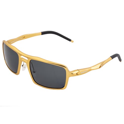 Breed Orpheus Aluminum Polarized Sunglasses In Gold/black