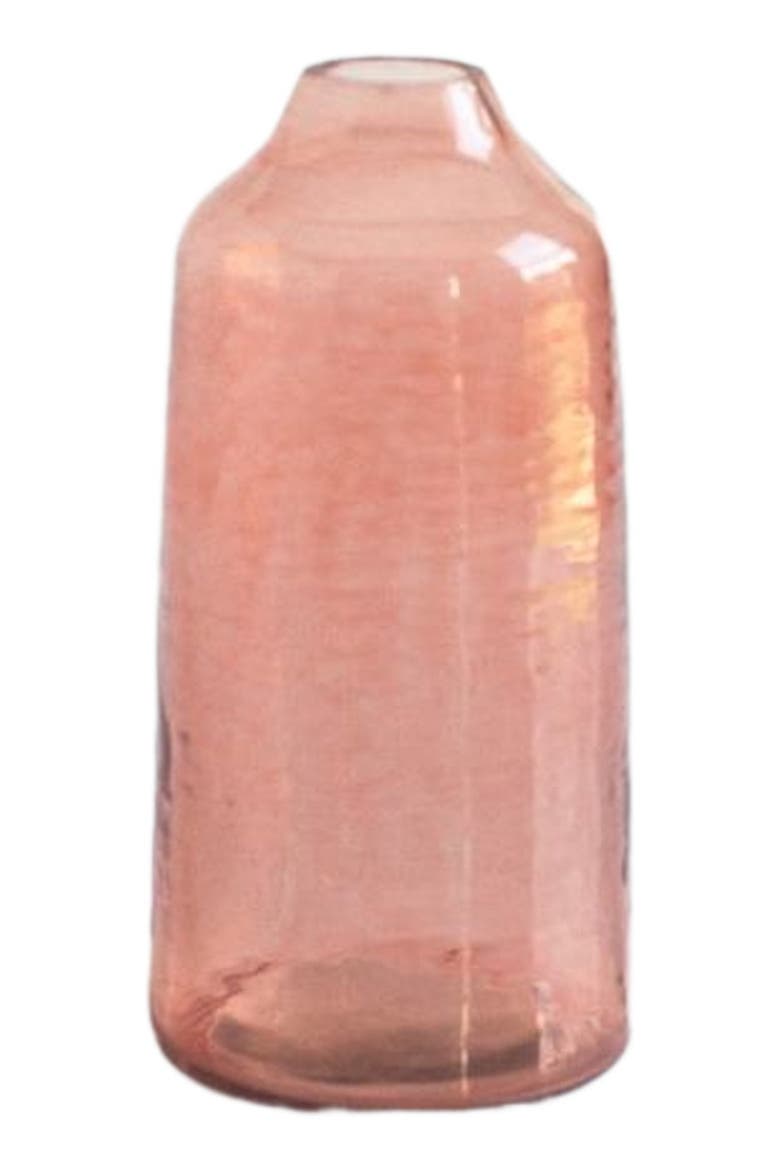 Hammered Glass Bud Vases - Set of 3, Alternate, color, Blush