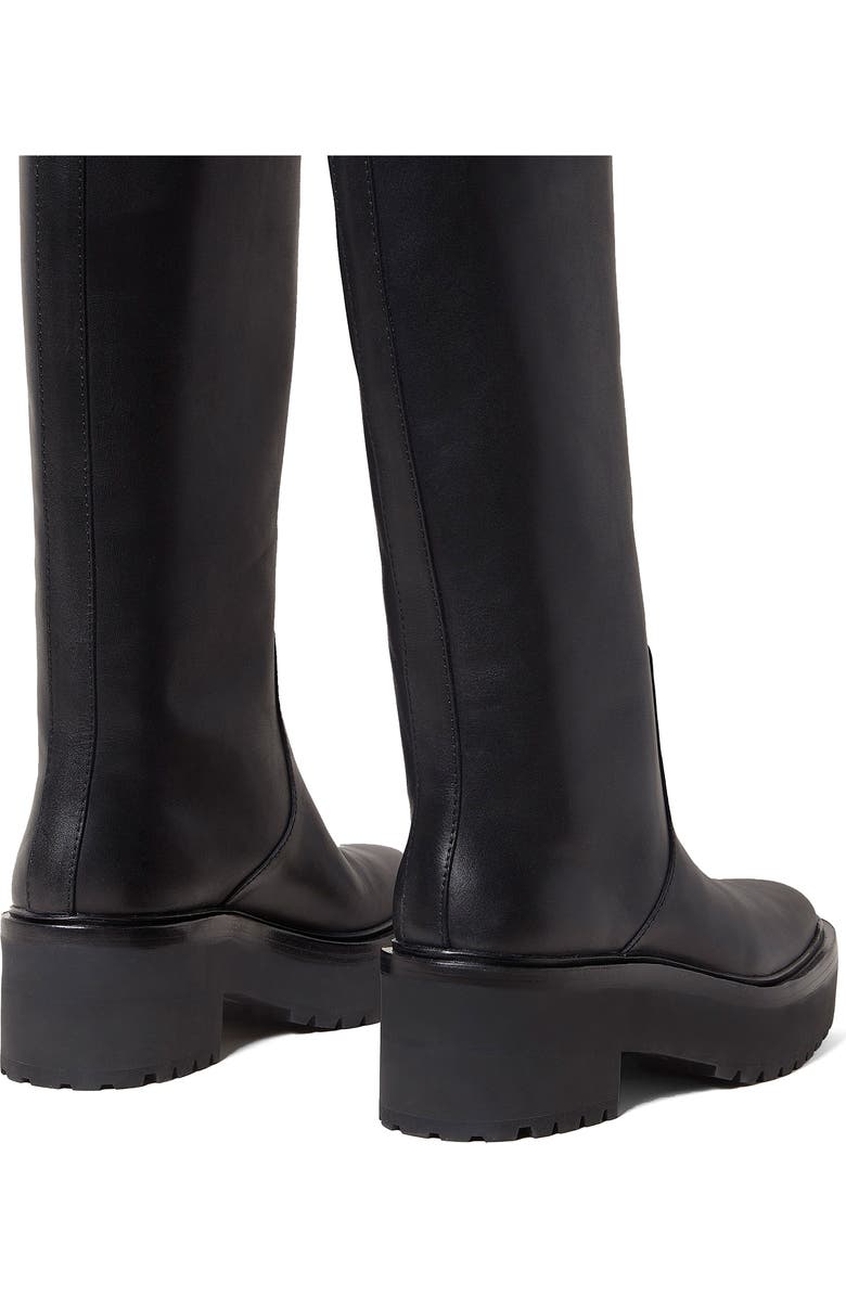 Loeffler Randall Carlee Lug Sole Combat Boot, Alternate, color, Black