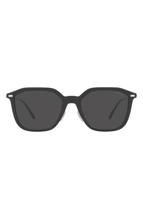 55mm Geometric Sunglasses