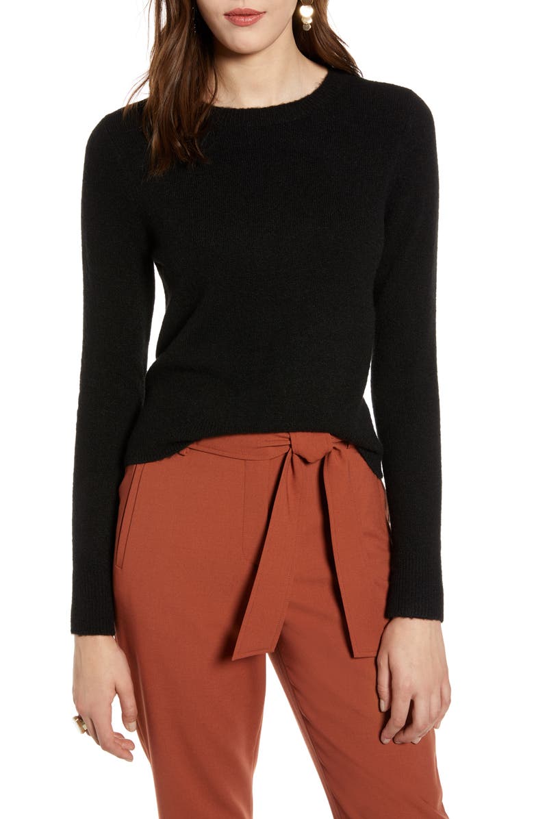Halogen<sup>®</sup> Crewneck Sweater, Main, color, 