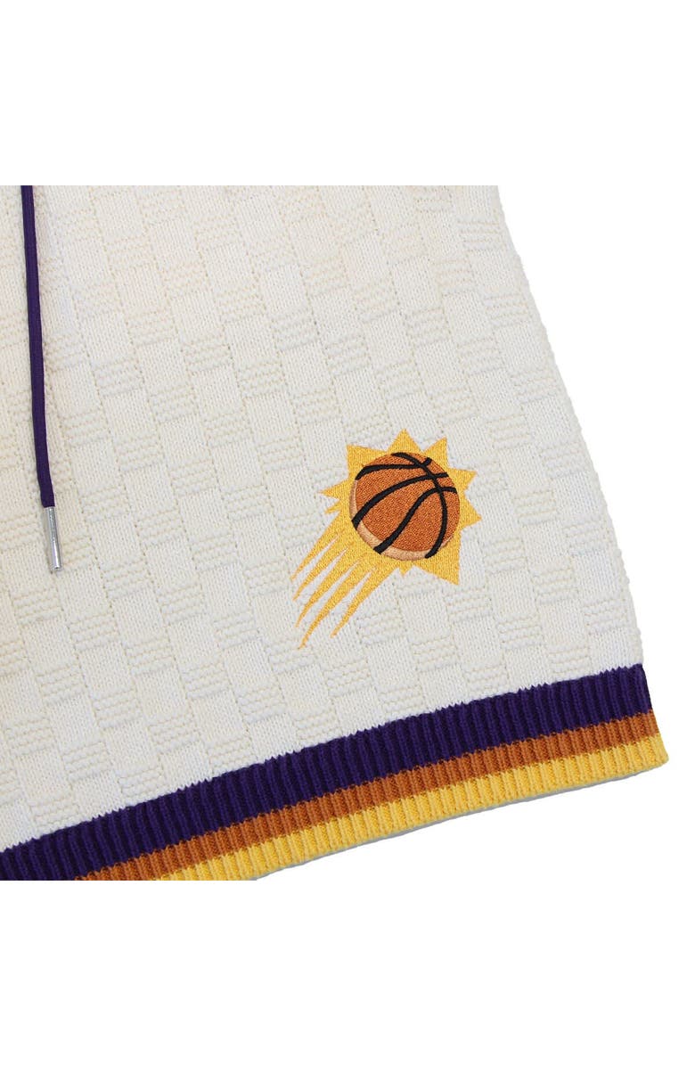 AUTHMADE Unisex Authmade Cream Phoenix Suns Solar Flare Premium Knit Shorts, Alternate, color, Cream