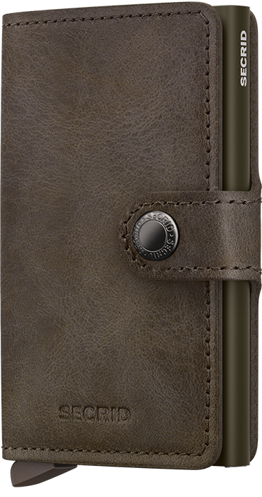Secrid Miniwallet Vintage In Brown