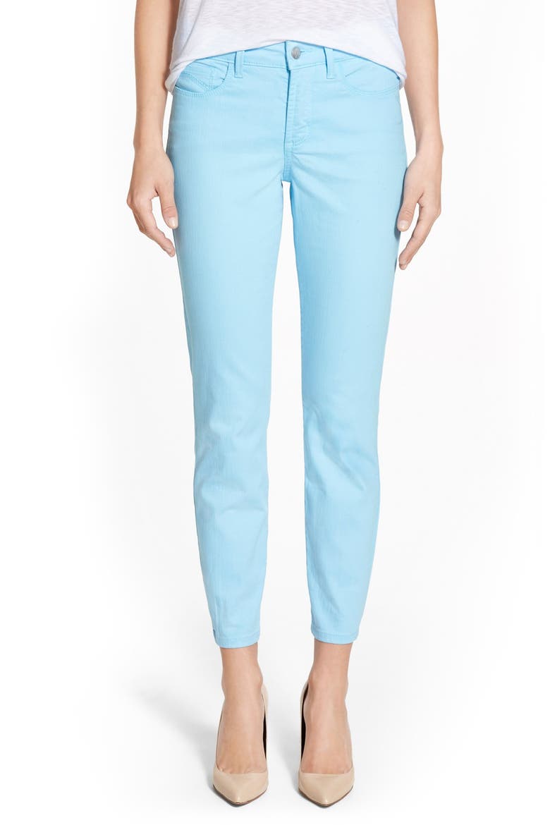 Alina Colored Stretch Ankle Skinny Jeans, Main, color, SHELTERING SKY