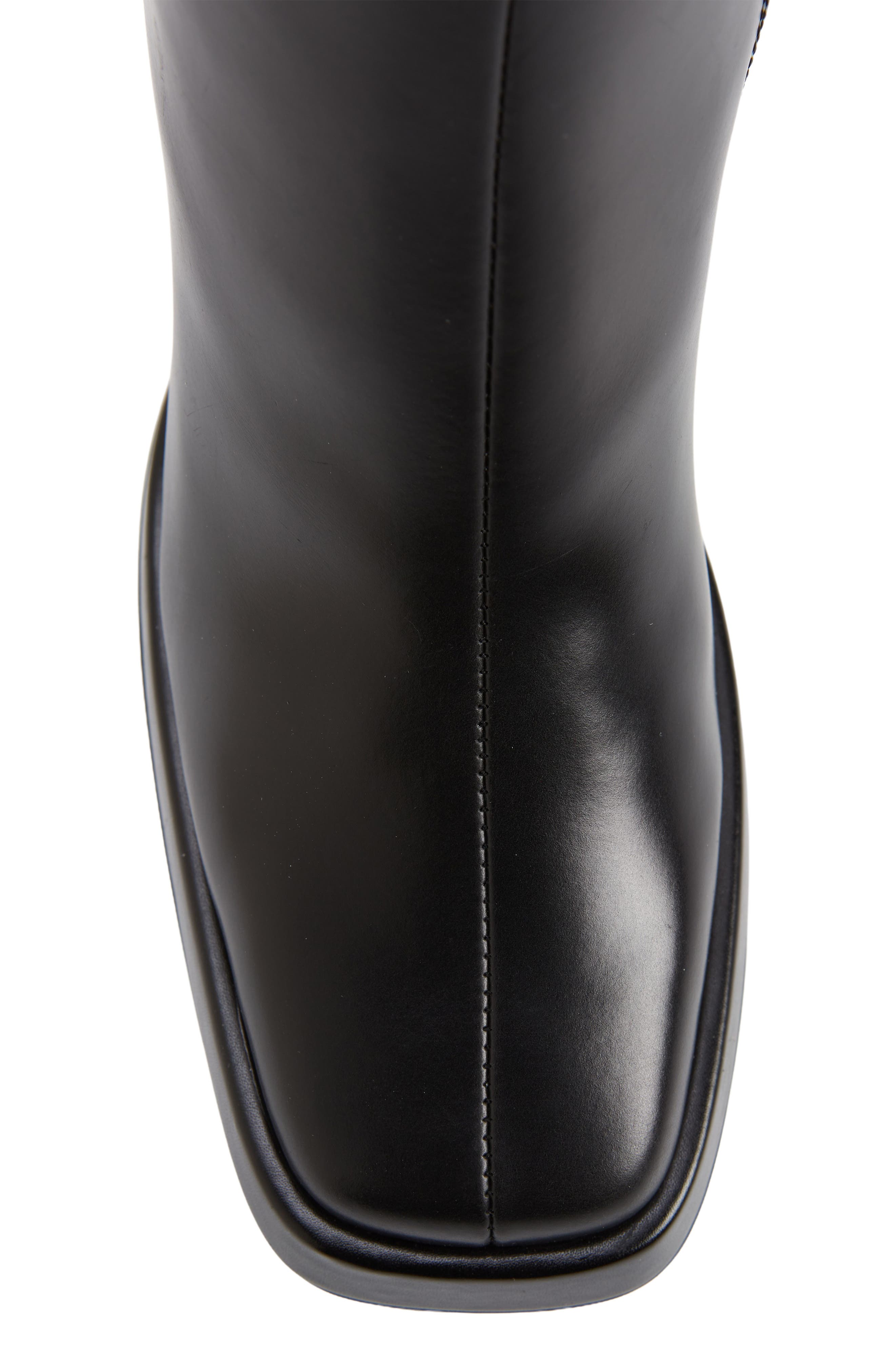 Knee High Boot, Alternate, color, BLACK SHINY