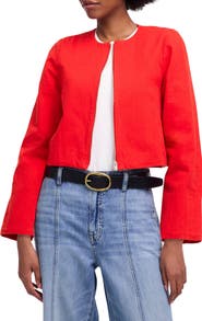 Madewell Cotton & Linen Blend Zip-Up Jacket