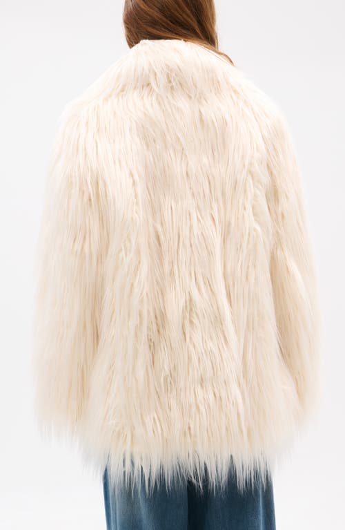 Azalea Wang Breckenridge Faux Fur Jacket In White